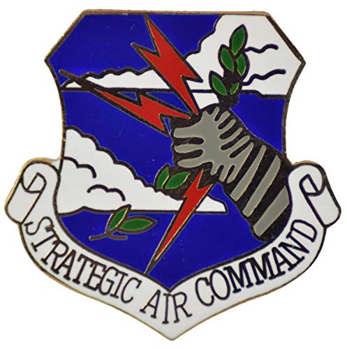 STRATEGIC AIR CMD - SAC LAPEL PIN OR HAT PIN - Size 1-1/8