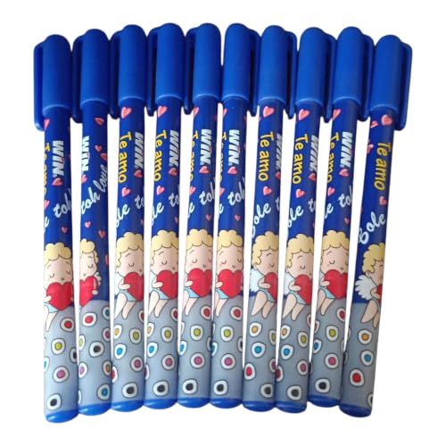 Image of Win Te Amo Blue Ink Ball Pen Pack of 10 | Blue Ink, Pack of 10