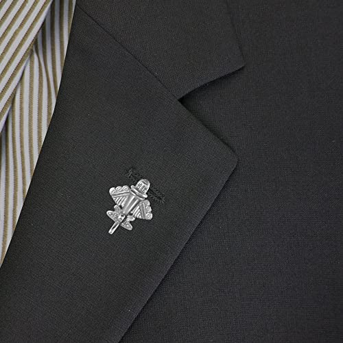 Image of Colombian Emerald & Multi-Material Options | Quimbaya Flyer Lapel Pin | Ancient Alien Golden Jets Collection