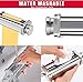Pasta Roller for All KitchenAid Stand Mixer, Electric Dough Roller with 8 Different Thickness Adjustments, Stainless Steel Pasta Maker Attachment KitchenAid Accessories, Comes with Cleaning Brush