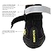 QUMY Dog Boots Waterproof Shoes for Large Dogs with Reflective Strip Rugged Anti-Slip Sole 4pcs