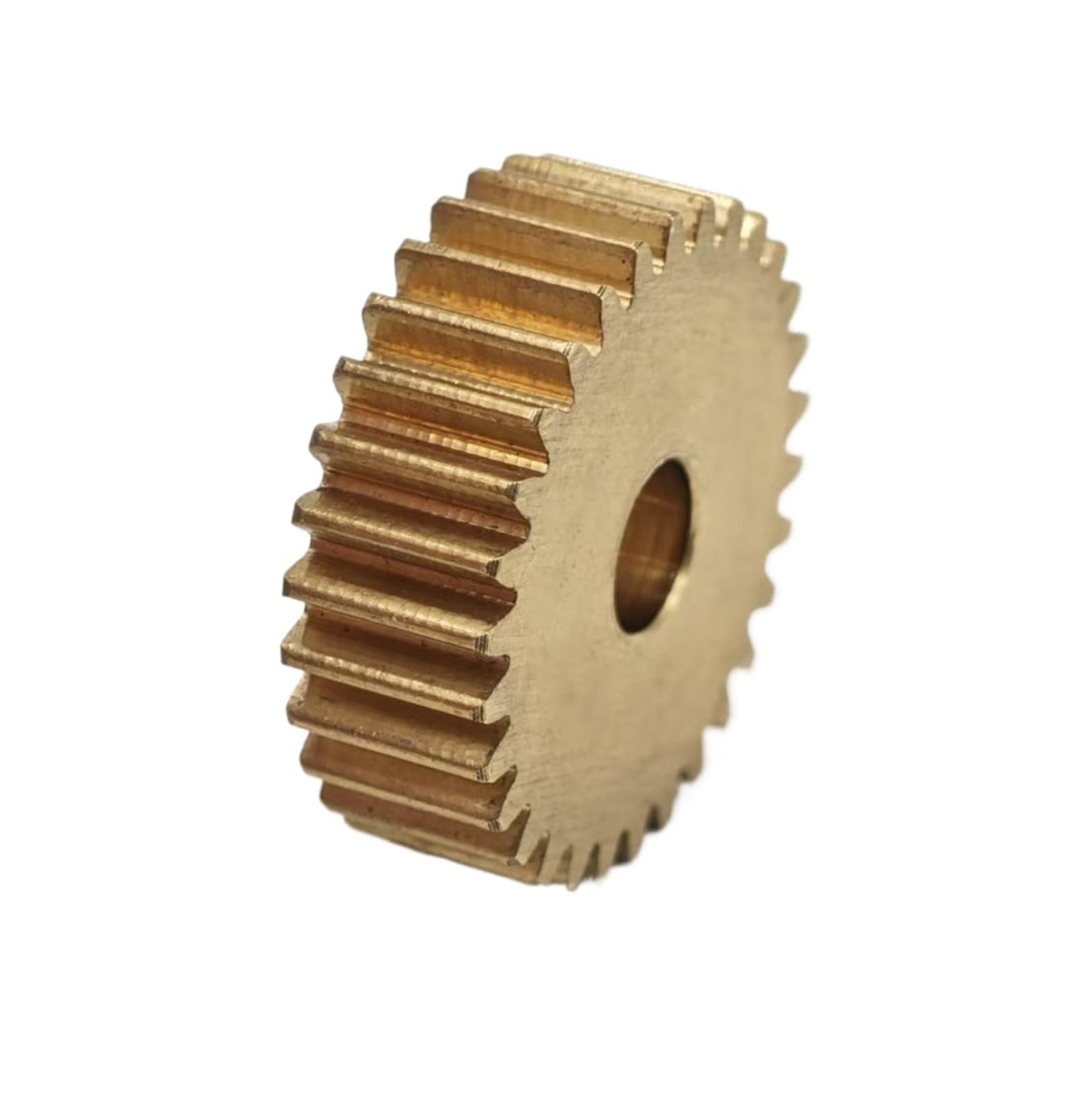 5x Messing-Stirnrad 0,4 Modul, 18 Zähne, Außen-Ø 8 Mm, Dicke 4 Mm, Bohrung 1,98 Mm (passend Für 2 Mm Welle) – Gerades Ritzel Für Präzise Getriebe