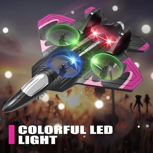 Image of 4DRC RC Aeroplane Toy for Children Beginners Remote Control Aircraft RC Aeroplane Toy Gifts for 8-12 Year Old Boys Toy Birthday Gifts Controllable Planes Aircraft Toy for Him