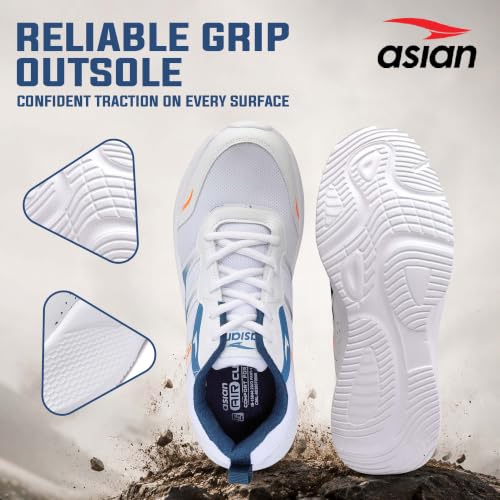 Image of ASIAN Toofan-02 Men's Sports Shoes | Breathable Upper, Steady Grip Sole, Lightweight Shoes for Gym & Daily Use