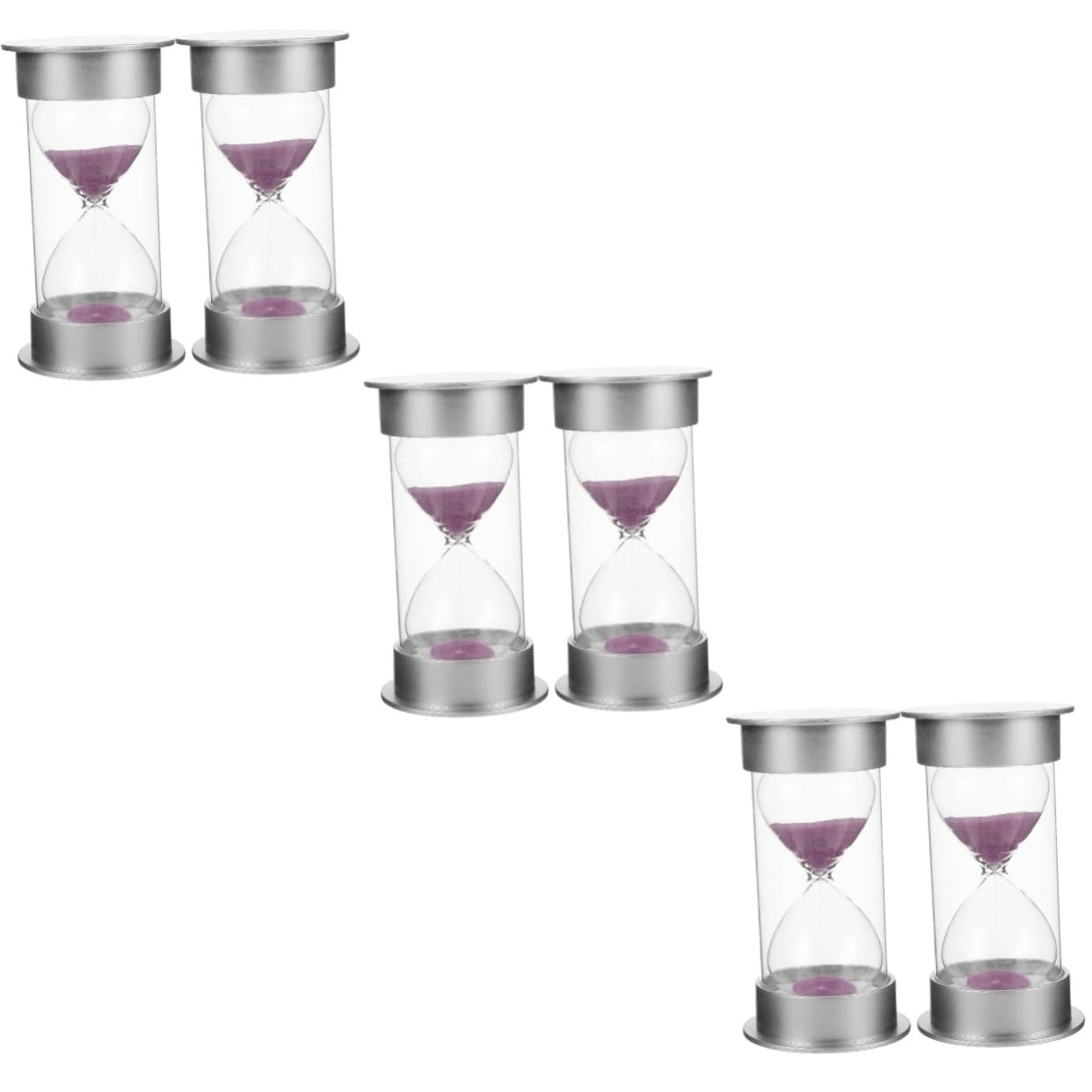 Hemobllo 3 Sätze Sanduhr-Timer Sanduhr- 20 Minuten Timer Desktop-Sanduhr-Ornament 20-Minuten-Sanduhr 20 Minuten Sanduhr Haushalt Sanduhr Glas Mit Hohem Borosilikatgehalt 2 Stück * 3