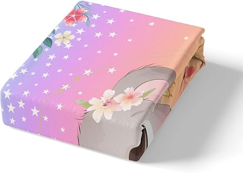 Miniatura 4 de Feelyou Lindo juego de funda de edredón de koala de dibujos animados, juego de ropa de cama para niños y niñas, funda de edredón floral de flores,