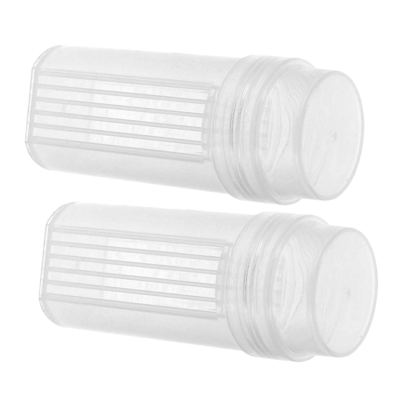 Tarros de tinción Coplin con soportes internos de plástico y envase transparente doble
