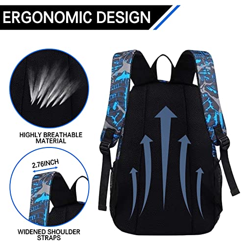 Backpack for Boys, 15.6 Laptop Backpack with USB Charging Port, Bookbag for School4