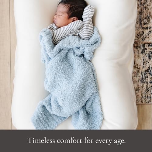 Image of SARANONI Bamboni Baby Blanket | Luxury Plush Super Soft Blanket | Breathable Comfort Infant Baby Blankets for Boys & Girls | Light Blue, Mini - 15 inch x 20 inch