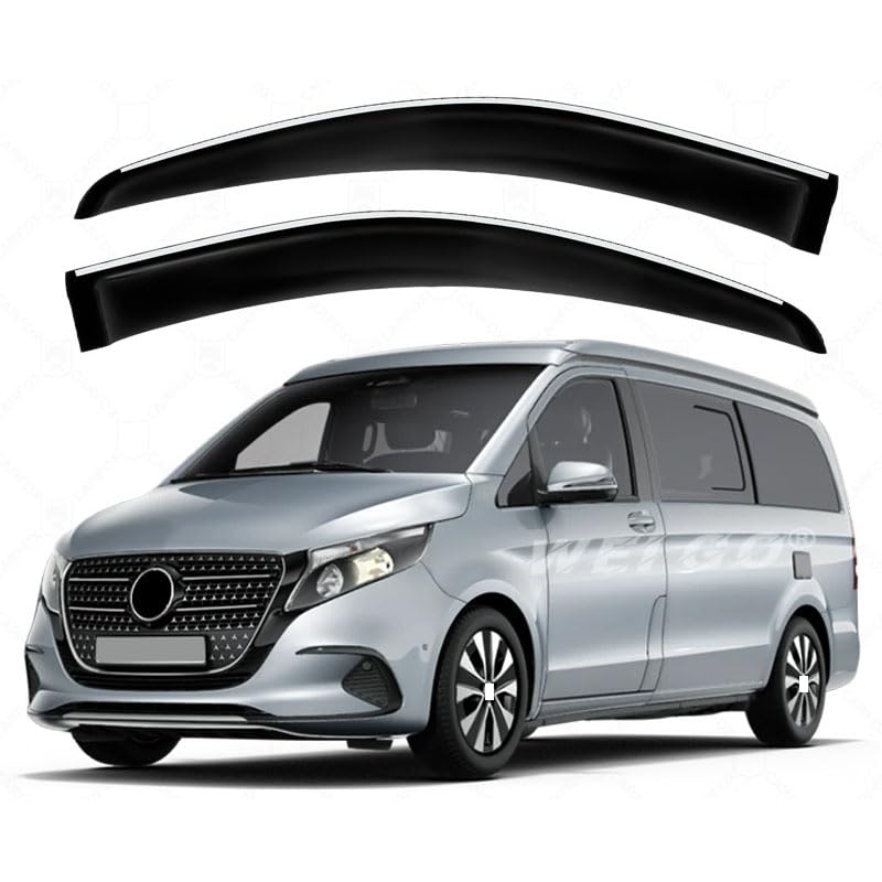 Déflecteurs de vent Mercedes Marco Polo W447 pour aérer le van en camping sous la pluie