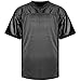 Phoneutrix Blank Football Jersey, Sports T-Shirt Hip Hop Jersey for Party (XX-Large, Black)