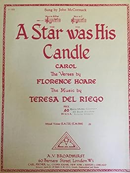 A Star was His Candle Carol (No. 1 in B flat)