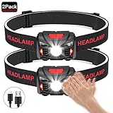 ★【Ideal Für Die Ganze Familie】 Mit einem verstellbaren Kopfband sollten Sie in der Lage sein, diesen Erschwinglich Scheinwerfer für die meisten Freunde, Nachbarn oder Familienmitglieder (die an Ihren Abenteuern im Innen- und Außenbereich teilnehmen) maßzuschneidern. Exquisite und kompakte Verpackung ist das perfekte Geschenk für Liebhaber. Das ist der Scheinwerfer, den Sie wollen!