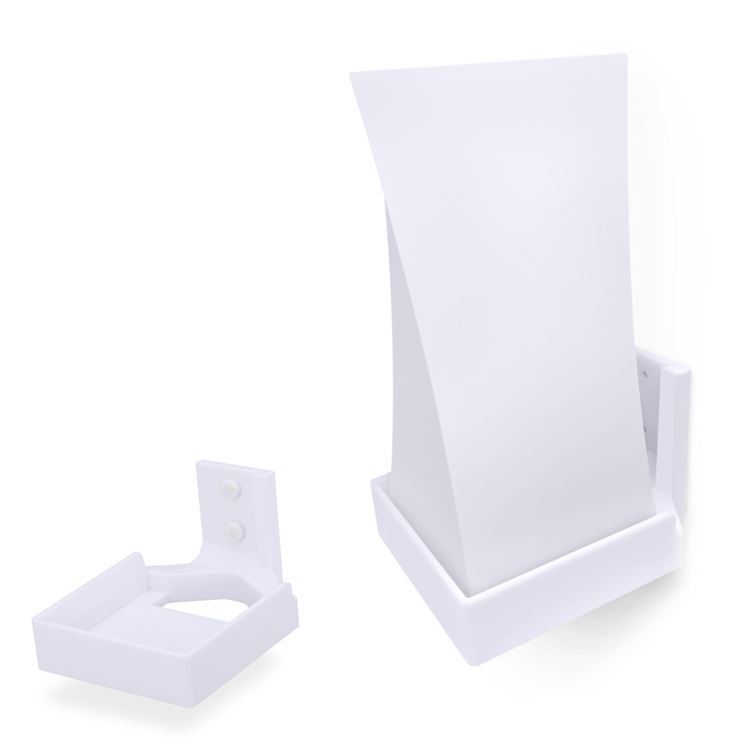 Wall Mount for Gryphon Tower AC3000 Mesh WiFi Router, Easy to Install Holder Bracket, Reduce Interference & Clutter, Adhesive & Screw-in Mounting