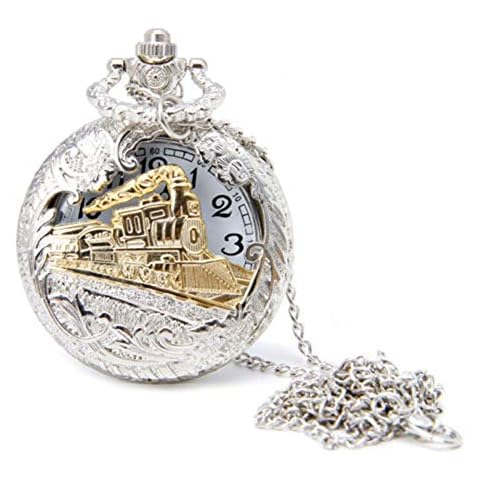 Austinstore Vintage Brass Quartz Pocket Watch Cover