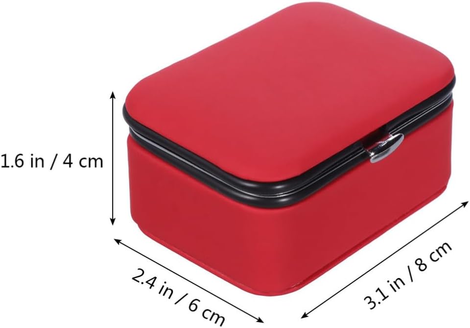VALICLUD Fashion Jewelry Box Portable Mini for Earrings Necklace Storage image 2