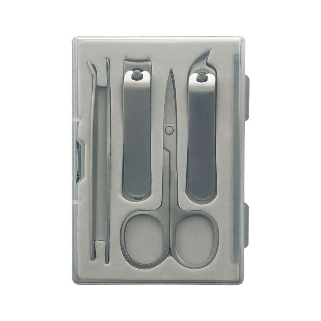 Nail Clipper Set 6-piece Stainless Steel Manicure Earpick Nail Clipper Set Tool