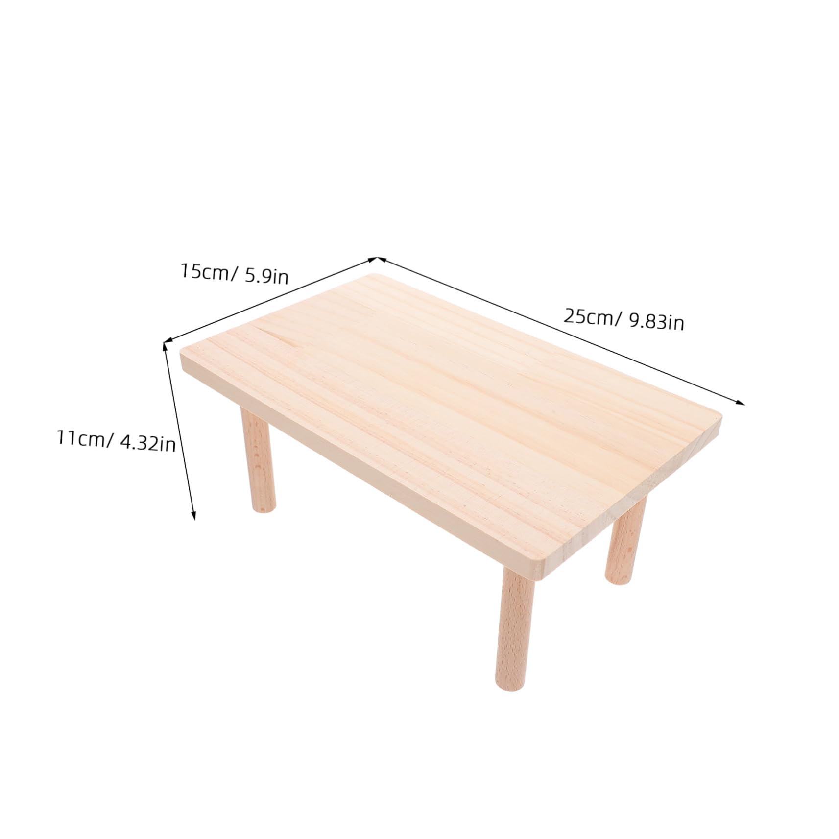 UPKOCH 2 Stück Holzplattform für Hamsterkäfig Kletter Spielplattform aus Massivem Holz Dicke Nagersichere für Zwerghamster Eichhörnchen Kleine Haustiere Dekoratives Landschaftsspielzeug