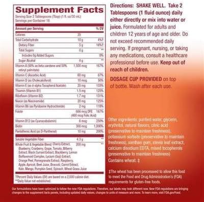 Wellesse Multivitamin Fast Absorbing, Complete B-Complex,Tangy New Citrus Flavor, 16-Fluid-Ounce (Pack of 2)