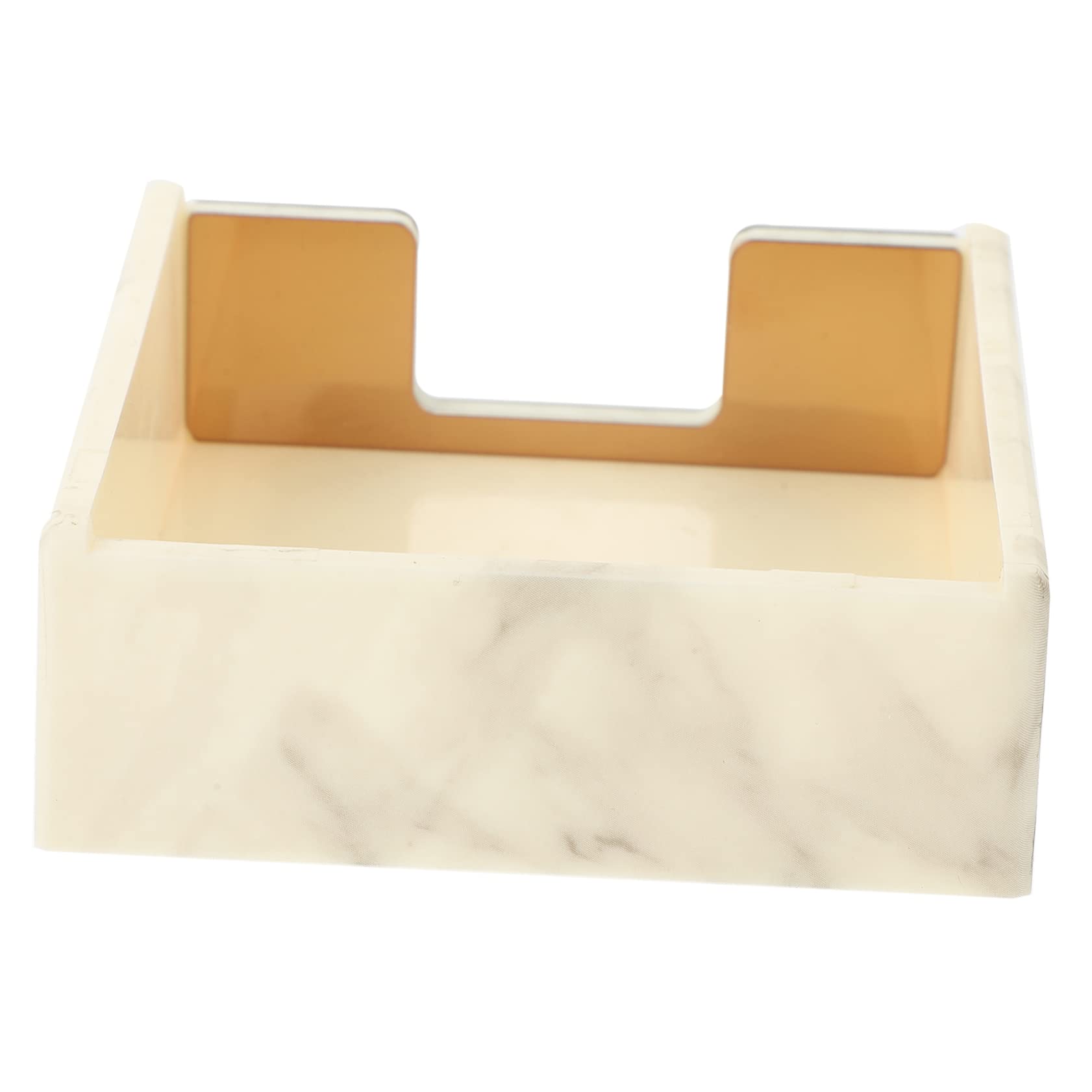 ARTIBETTER Decorative Marble Notepad Holder Stylish Memo Pad Organizer for Desk for Home Office Dormitory Keeps Memo Papers and Stationery Neatly Stored