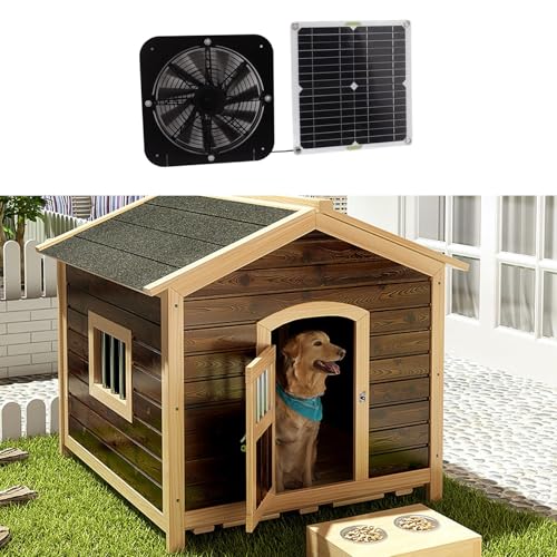 Ventilateur d'échappement à faible bruit avec panneau solaire efficace