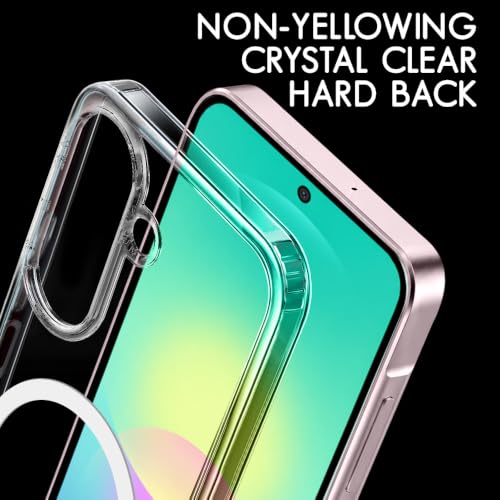 Image of TheGiftKart Ultra-Hybrid Back Case Cover for Samsung Galaxy A27 5G Compatible with MagSafe | Hard Crystal Clear Back | Shockproof Bumper Cover Case for Samsung Galaxy A27 5G (PC & TPU, Transparent)