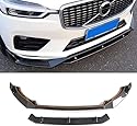 ACRUZ Auto Frontlippe Frontspoiler für Volvo Xc60 2018 2019 2020, Frontstoßstange Spoiler Lip Splitter Diffusor, Auto Frontlippe Body Kit Zubehör