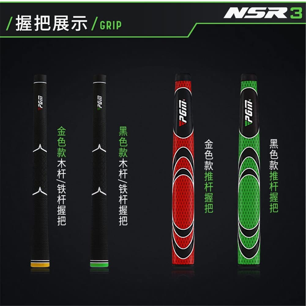 Putter de palo de golf NSR3 para diestros, acero inoxidable 950, deportes de golf para hombres y mujeres (dorado)