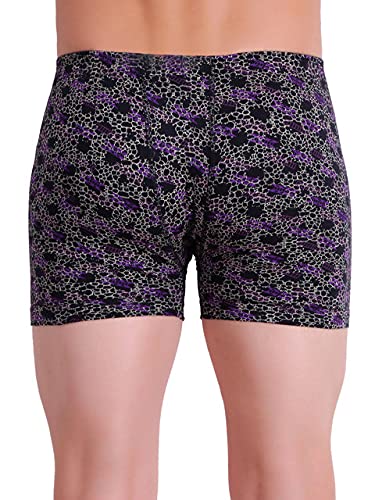 Image of T.T. Pure Cotton Printed Trunks for Men | Regular Fit | Snug Fit | Long Trunks | Inner Elastic | Soft and Comfortable |Assorted Prints| Pack of 3
