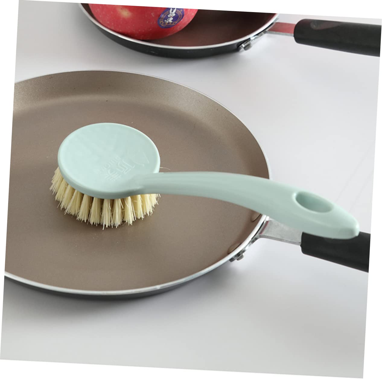 INOOMP Etichette Natalizie 6 Pz Spazzole Per Lavare Spazzole a Manico Lungo Pennello Da Cucina Sfera Di Pulizia Pulito Lavapiatti