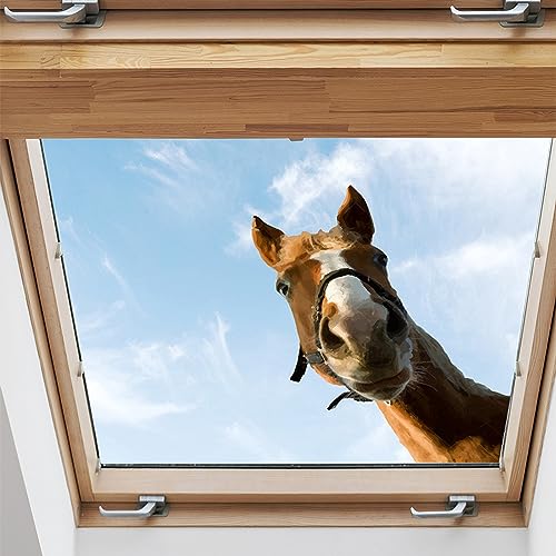 Vinilos decorativos caballos acuarela adhesivos para pared miniatura 4