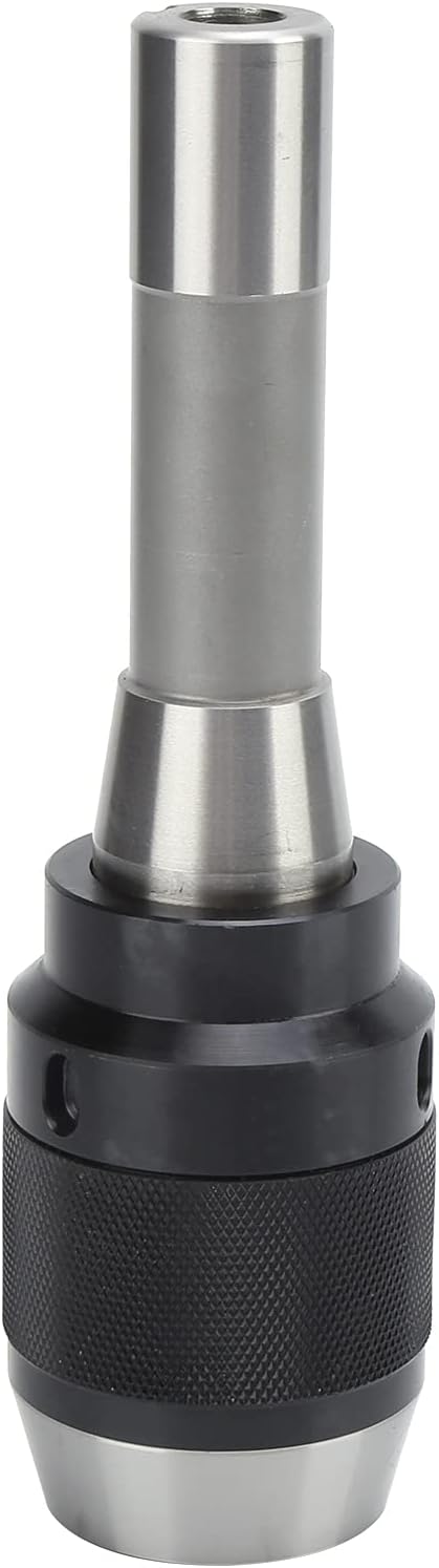 Integral Drill Chuck Keyless with Straight Shank, Lathe Hardware Tool Accessories, 1-13mm Clamping Range -, Durable 40Cr Material, Ideal for Milling Machines