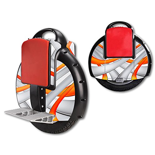 MightySkins Skin Compatible with Airwheel X3 Self Balancing one Wheel Electric Unicycle Scooter wrap Cover Sticker Modern World