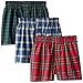 Hanes Boys' 3 Pack Ultimate Tartan  Boxer