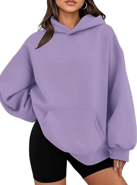Hoodies for Women Oversized Trendy Sweatshirts Pullover Fleece Long Sleeve Sweaters Winter Outfits Y2k Clothes