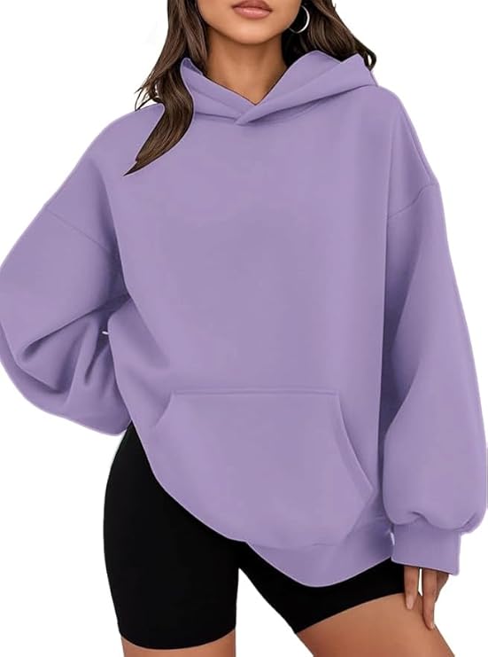 Hoodies for Women Oversized Trendy Sweatshirts Pullover Fleece Long Sleeve Sweaters Winter Outfits Y2k Clothes