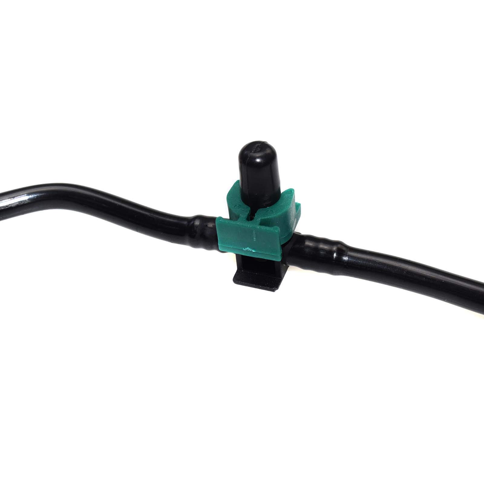 eGang Auto Nuevo Tubo de Retorno de inyector de Combustible AP02 + Clips 1574.L4 1473393 1383595 6C1Q9K022AG, 9660645280,1574.L4,1574L4 para Citroen Jumper Autobus/Citroen Jumper Box 2006-