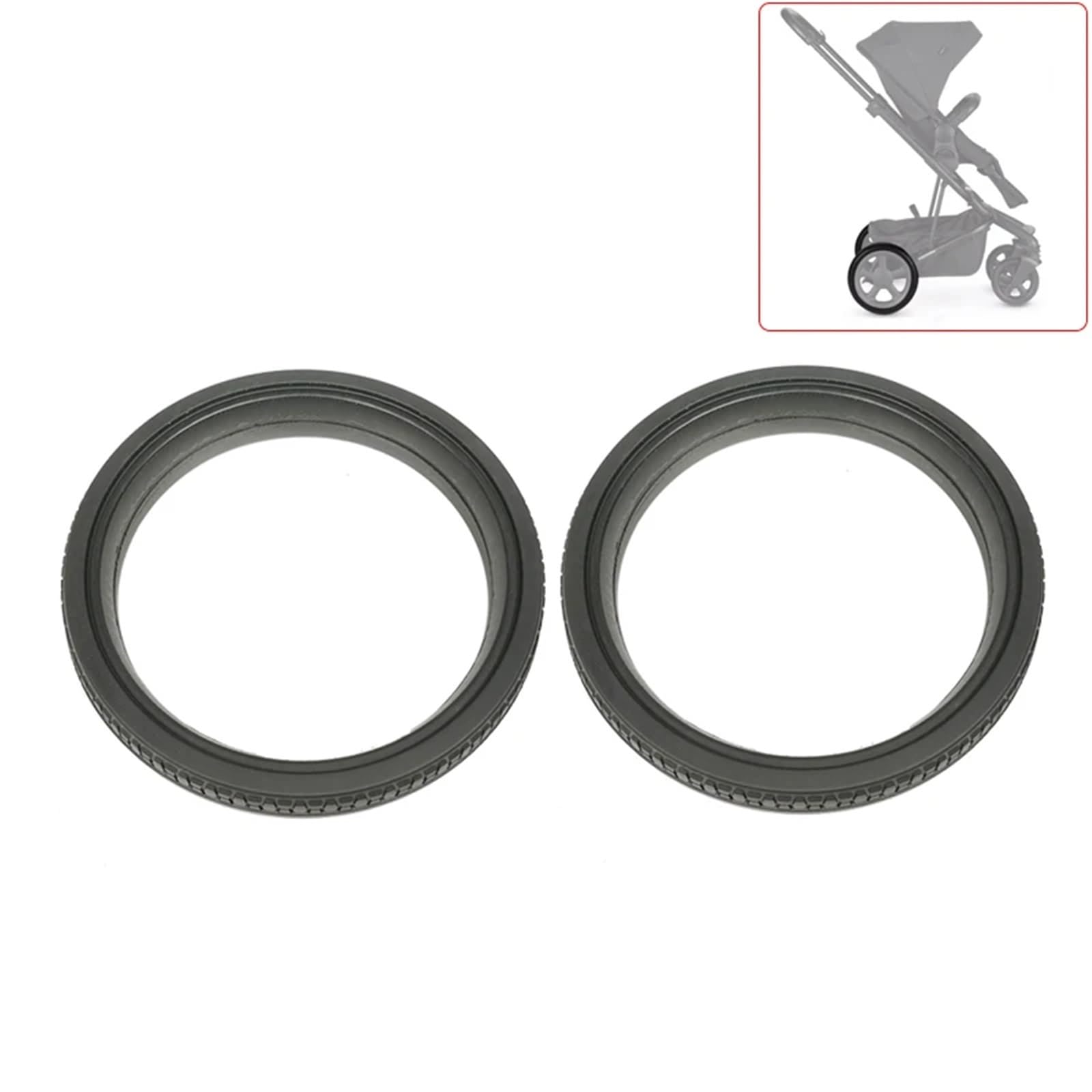 Reifenabdeckung kompatibel mit Easywalker Harvey 2/3 Hinterreifen Custom Buggy Gehäuse PU Tubeless DIY Kompatibel Kinderwagen Zubehör