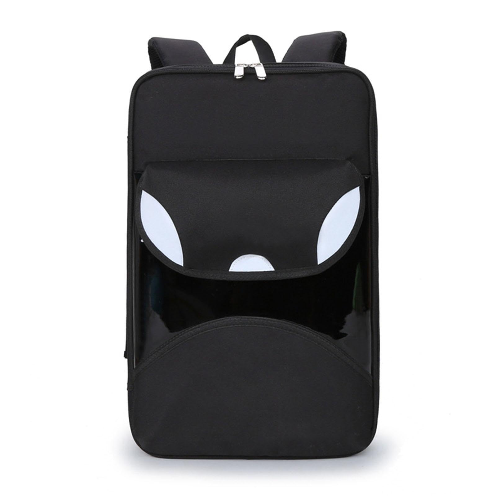 Fenteer Drum Mallet Pouch Bolsa para Drumsticks Estuche Protector de Baquetas de Batería Mochila de Oxford con Asa Funda de Gran Capacidad Adecuada para Prof, Negro