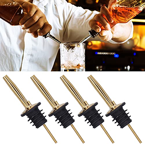 10 peças de dosadores de licor, dosador de garrafa de vinho de aço inoxidável, bico de óleo de oliva