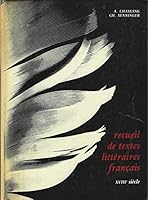 Recueil de Textes Litteraires Francais: XVIIIe Siecle (Librairie Hachette) B001IS7N1W Book Cover