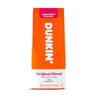 Dunkin Donuts Dunkin Donuts Coffee Original Blend 16 OZ Bag, Pack of 1 1 Pound Pack of 1
