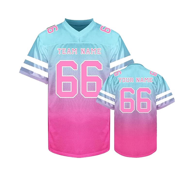 Custom Football Jersey Personalized Team Name Number Logo Customized Shirt for Men Youth Women Kids