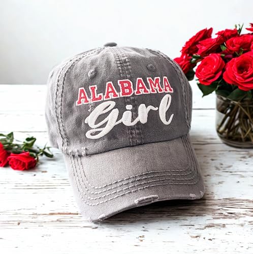 Gorra para mujer Alabama con texto personalizado miniatura 2