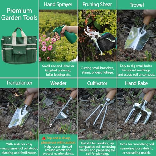 Set de Herramientas de Jardín LeMotech 10 Piezas miniatura 3