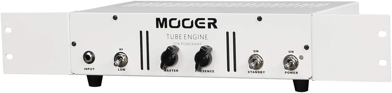 MOOER TUBE ENGINE 20W Tube Power Amp Amplifier Hi/Low Gain Input Metal Shell with Carry Handle Rack Mounting Lugs3-Band EQ Speaker Cabinet Simulation with MIDI IN/OUT XLR Output