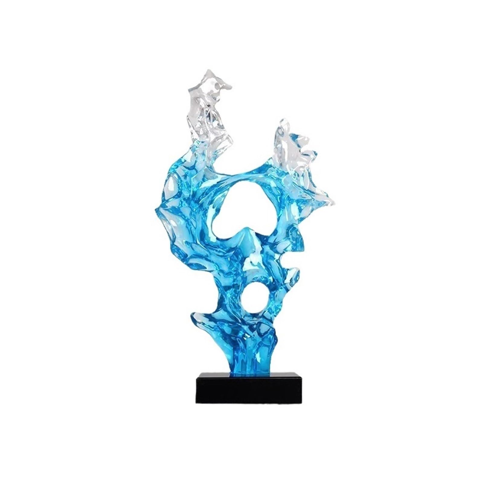 T2H9B5V4G8 Home decoration Unique Artistic Crafts Abstract-shaped Resin Ornaments, Interior Decorations