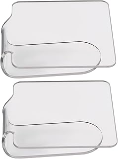 HONMEET 2 Peças Paleta De Unhas Paleta De Maquiagem Paletas De Maquiagem De Salão Bandejas De Ferramentas Manuais De Maquiagem Paleta De Mistura De Maquiagem Paleta De Maquiagem Creme