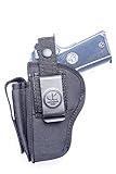 Outbags OB-29SC (RIGHT) Nylon OWB Belt Gun Holster with Mag Pouch for Ruger SR22, Bersa Thunder UC, Beretta 9000 / PX4 Storm Compact, Cobra Patriot 45 ACP, RIA 1911 Compact, Rock Island 1911 Compact, Walther P99 Compact, and More