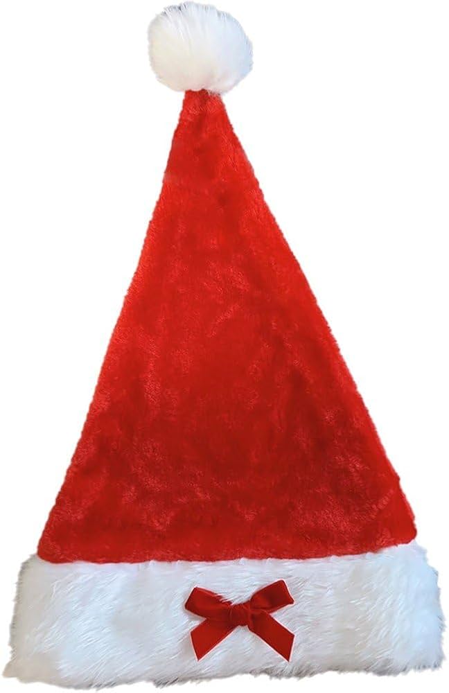 Amazon.co.jp: クリスマス帽子 サンタ帽 大人用 ふわふわ リボン 黒 Amazon.co.jp: クリスマス帽子 サンタ帽 大人用 ふわふわ リボン 黒